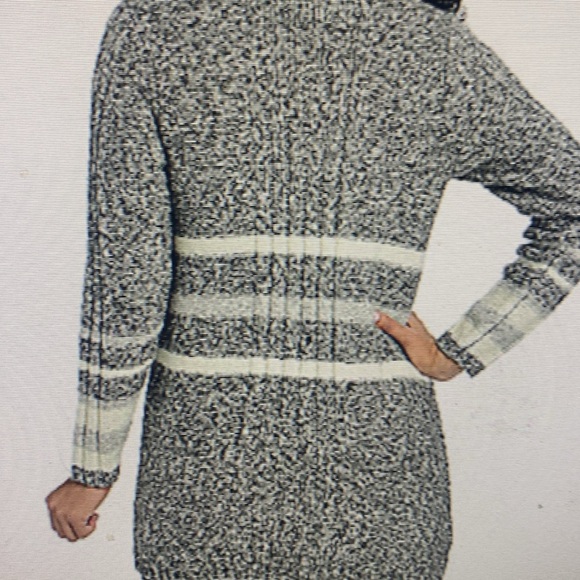 New Eco friendly Cardigan sweater lightweight tweed piece NWT - Picture 6 of 11